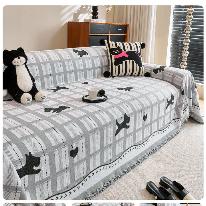 Decorative Knitted Throw Blanket