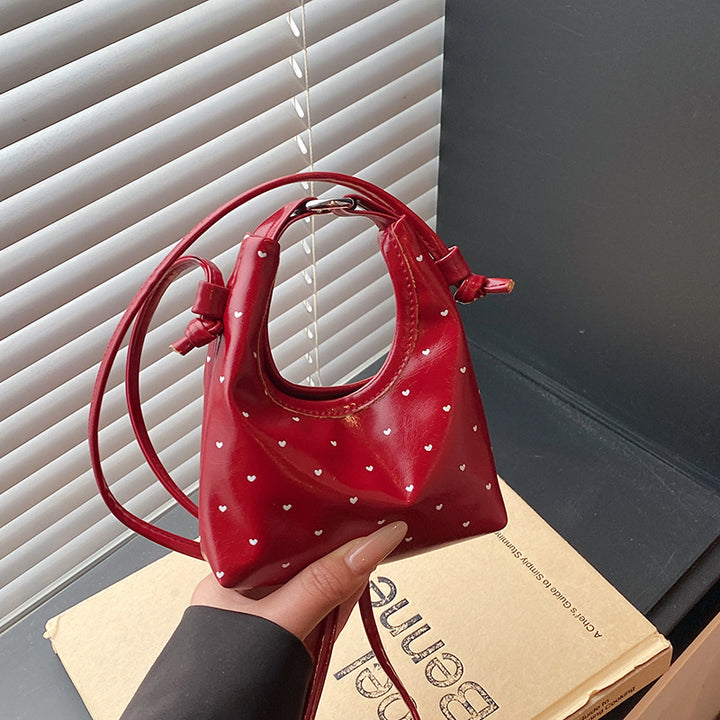WoCute Heart-Patterned Mini Shoulder Bag Bowlift