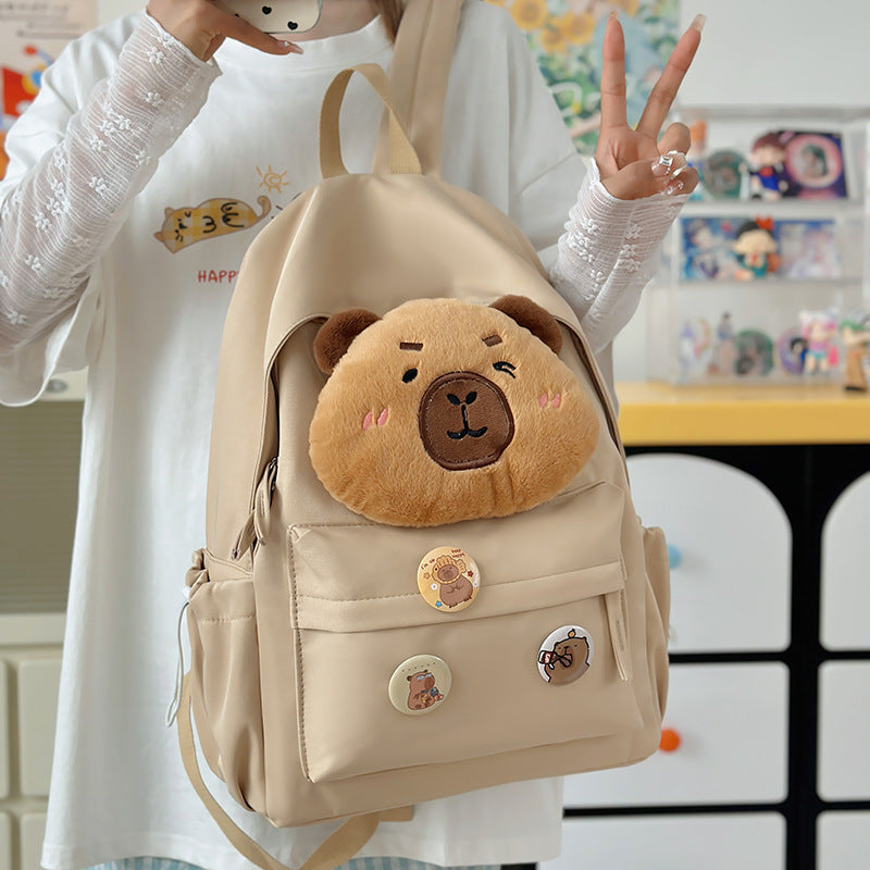 Plush Character Design Backpack Bowlift