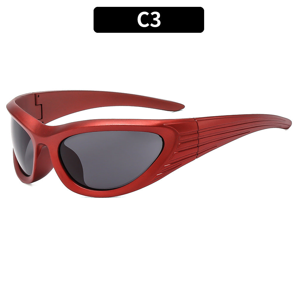 Sporty Wrap-Around Sunglasses