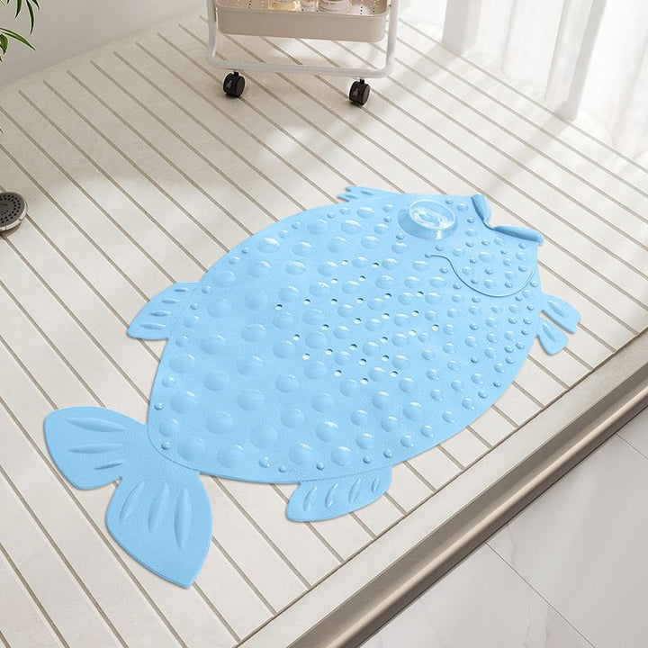 Cute Fish-Shaped Bath Mat Bowlift