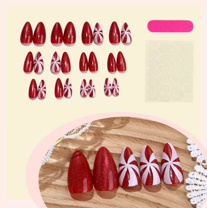 Glittery Stiletto Press-On Nail Set Bowlift