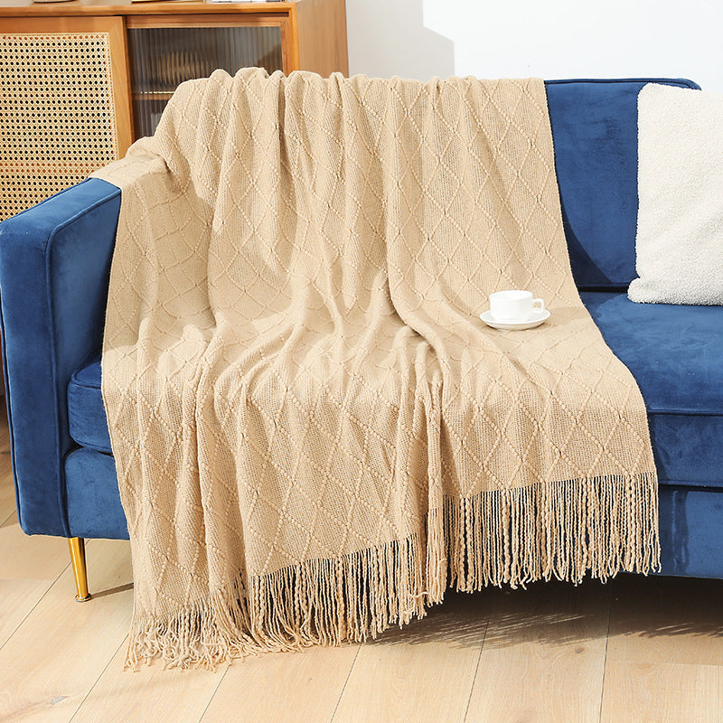 Ladies cozy knit blanket Bowlift