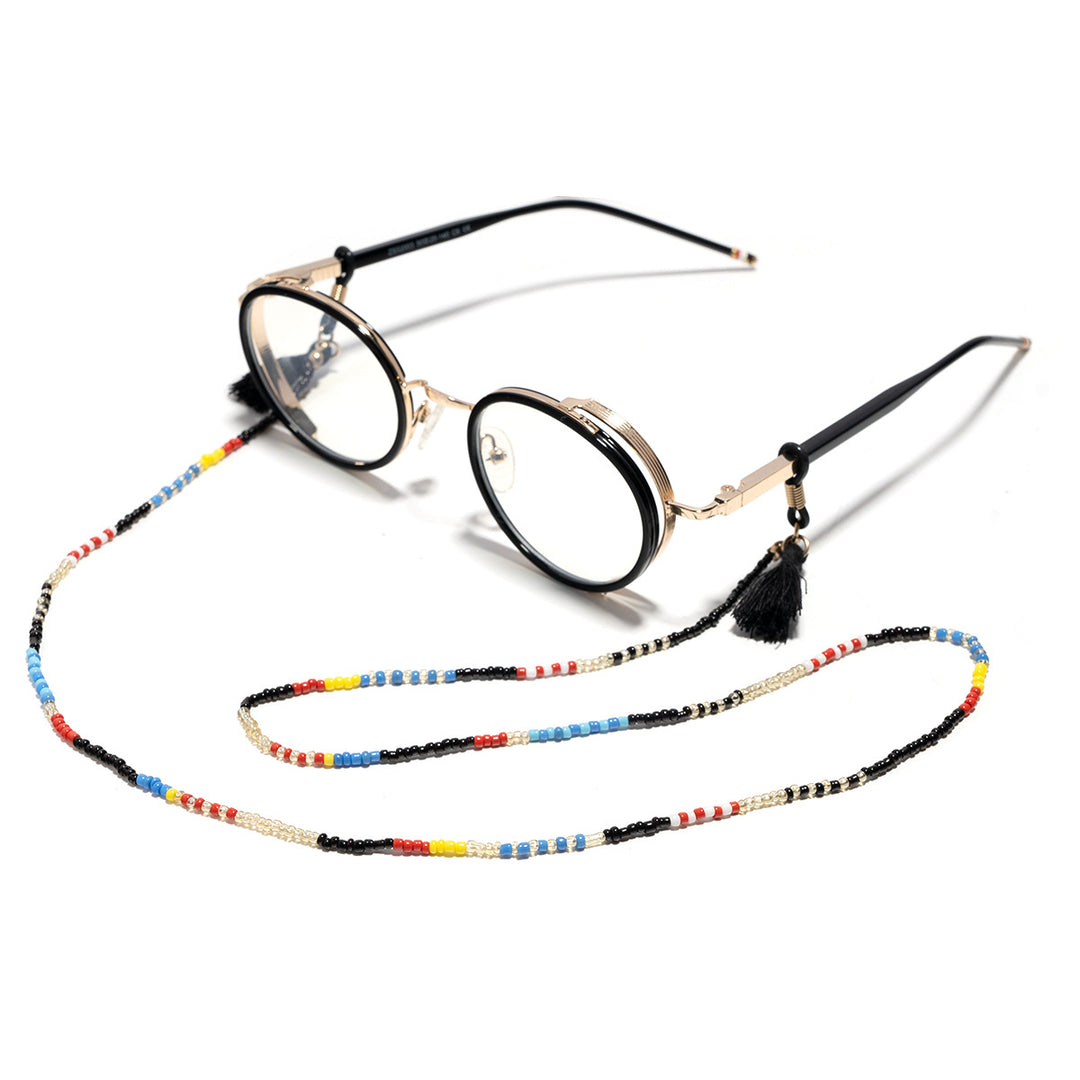 Designer Eyewear with Beaded Holder Bowlift