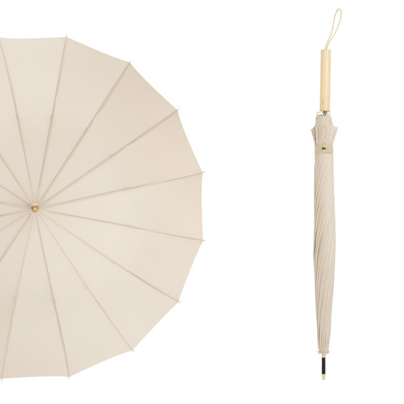 Women's Folding Umbrella with Elegant Handling and Unique Design Bowlift