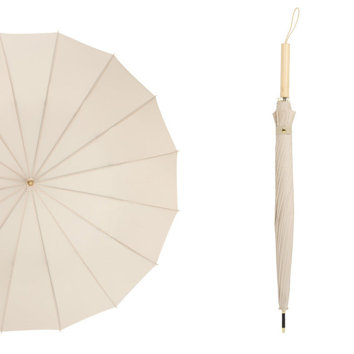 Women's Folding Umbrella with Elegant Handling and Unique Design Bowlift