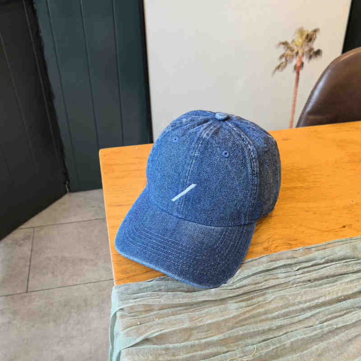 Men's Classic Denim-Style Baseball Cap Bowlift