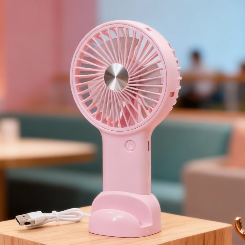 Women Portable USB Mini Hand Fan Bowlift