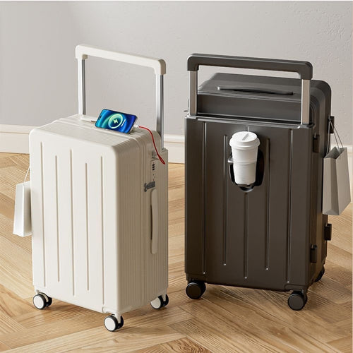 Hard-shell suitcase with integrated USB charging function Bowlift