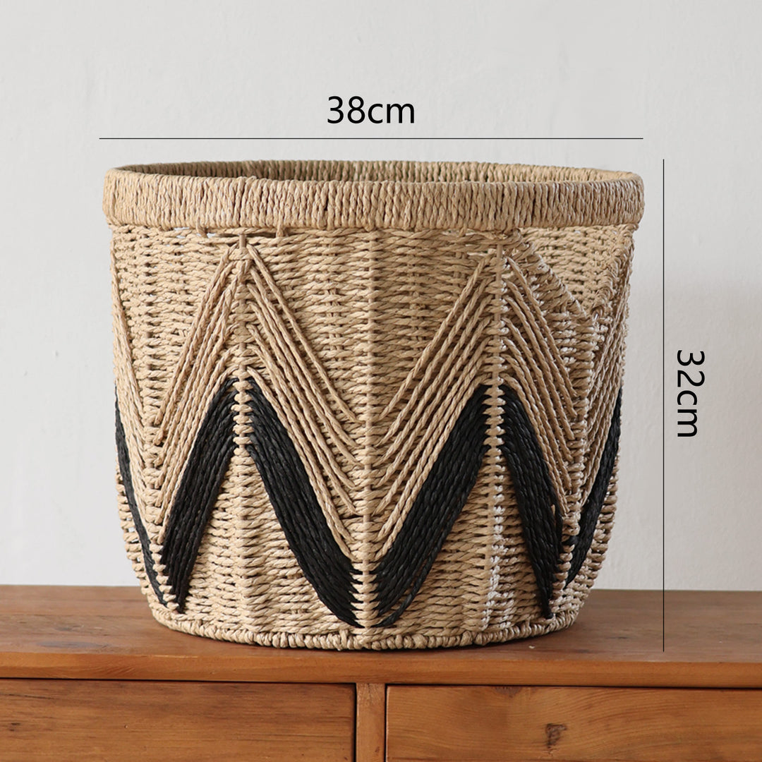 Handbag made of braided natural material Bowlift