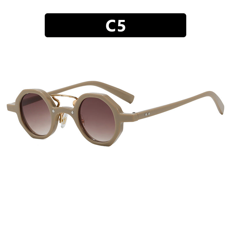 Women stylish sunglasses in unique octagonal design Bowlift