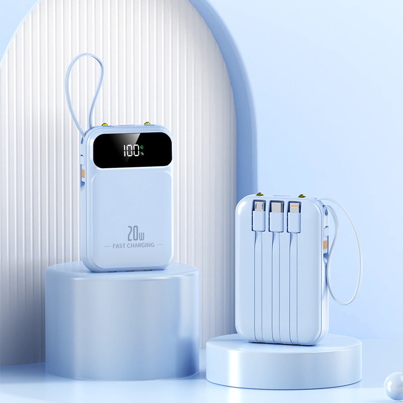 Portable Power Bank with Digital Display by Bowlift