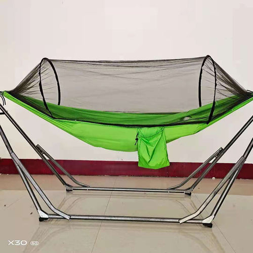 Hammock with Stable Stand Construction Bowlift