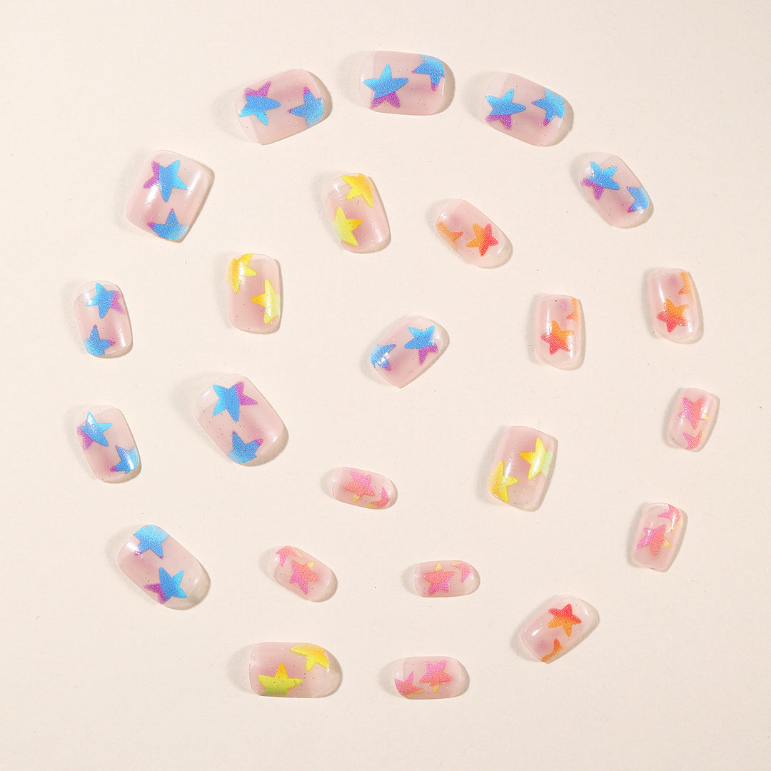 Starry Glow-In-The-Dark Nail Art Extensions Bowlift