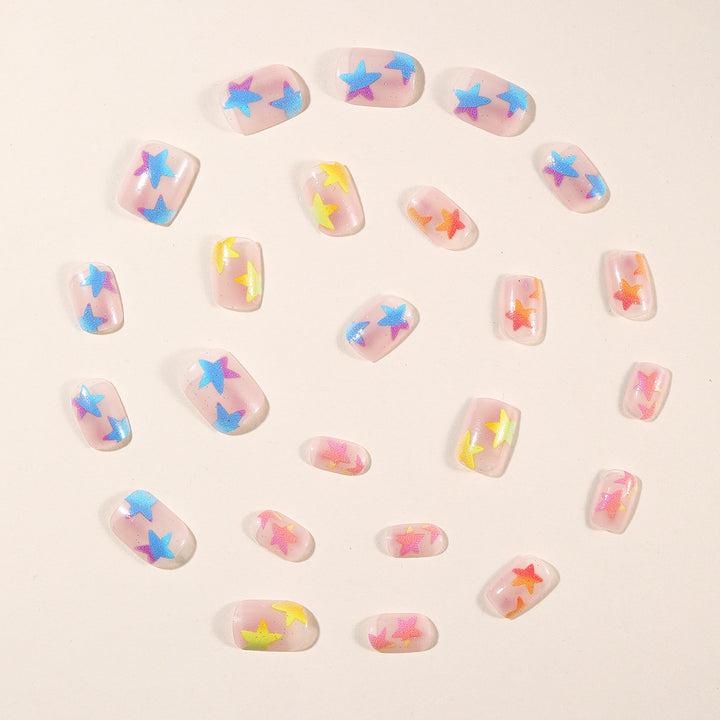 Starry Glow-In-The-Dark Nail Art Extensions Bowlift