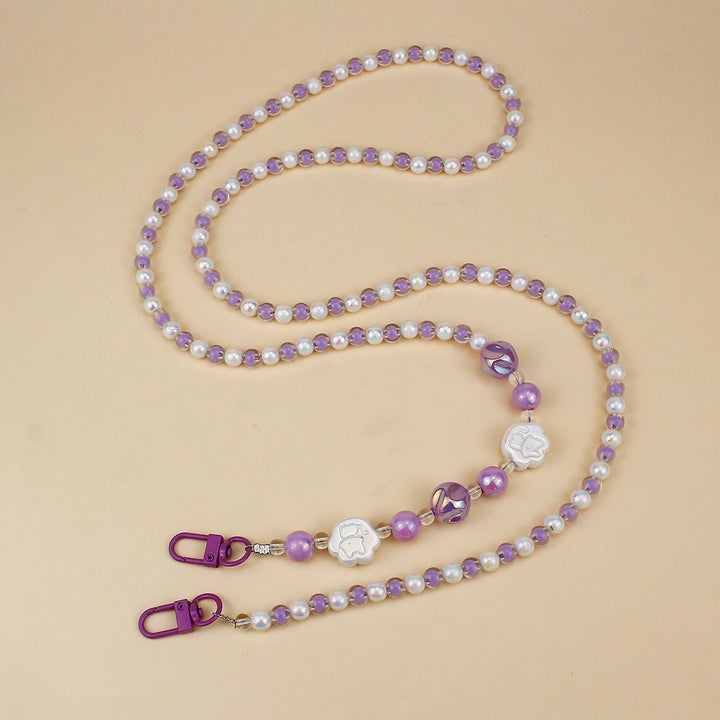 Stylish Pearl and Chain Necklace Bowlift