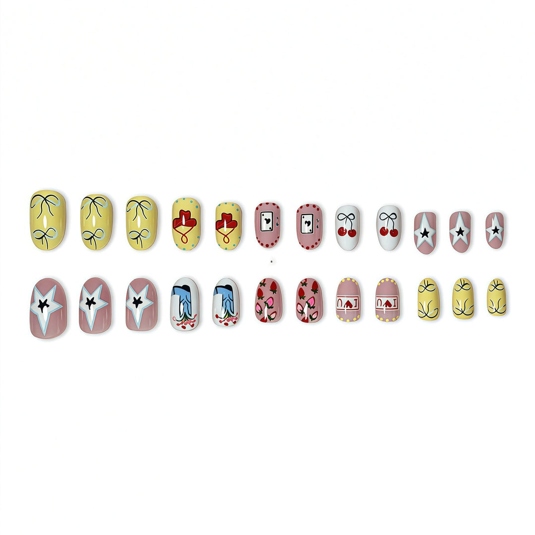 Playful Artistic Nail Art Set Bowlift