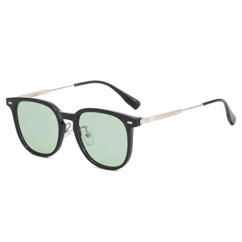 Women's clear rectangular glasses with delicate metal frame Bowlift