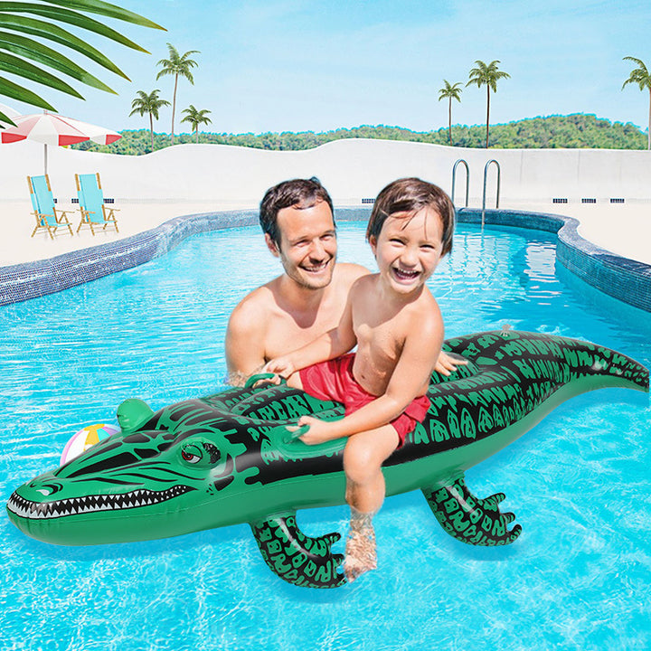Women Inflatable Crocodile Toy Bowlift