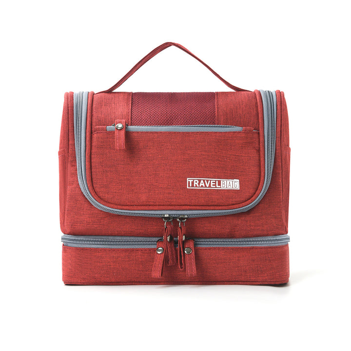 Travel toiletry bag with multiple compartments and practical organization Bowlift