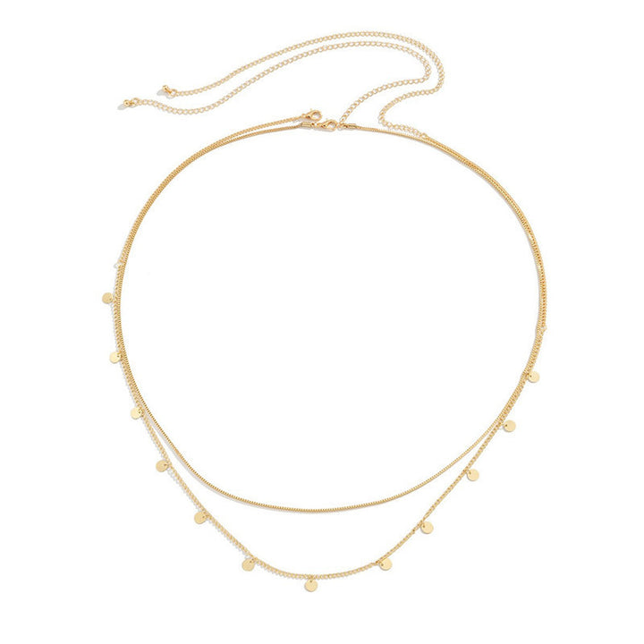 Layered Disc Necklace Bowlift