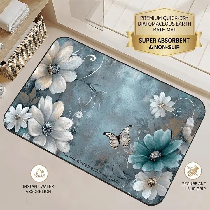 Quick-Dry Diatomaceous Earth Bath Mat Bowlift