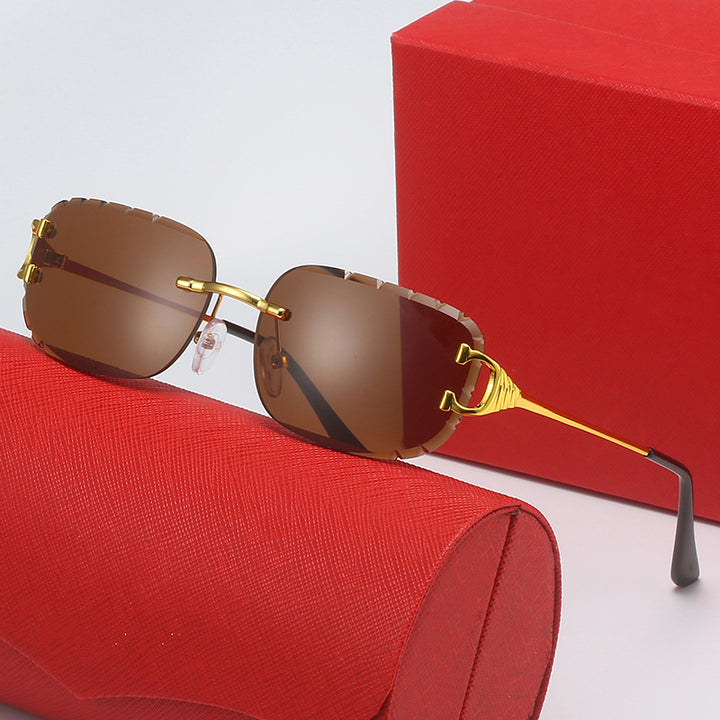 Ladies Designer Sunglasses with uniquely shaped frame and UV protection Bowlift