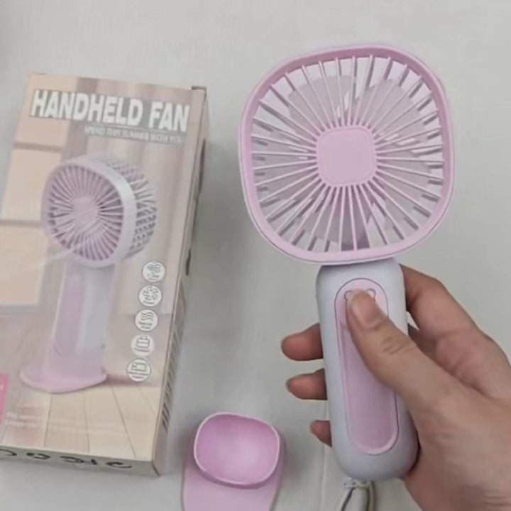 Unisex Portable USB Hand Fan with Ergonomic Design Bowlift