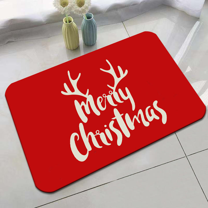 Festive Holiday-Themed Bath Mat Bowlift