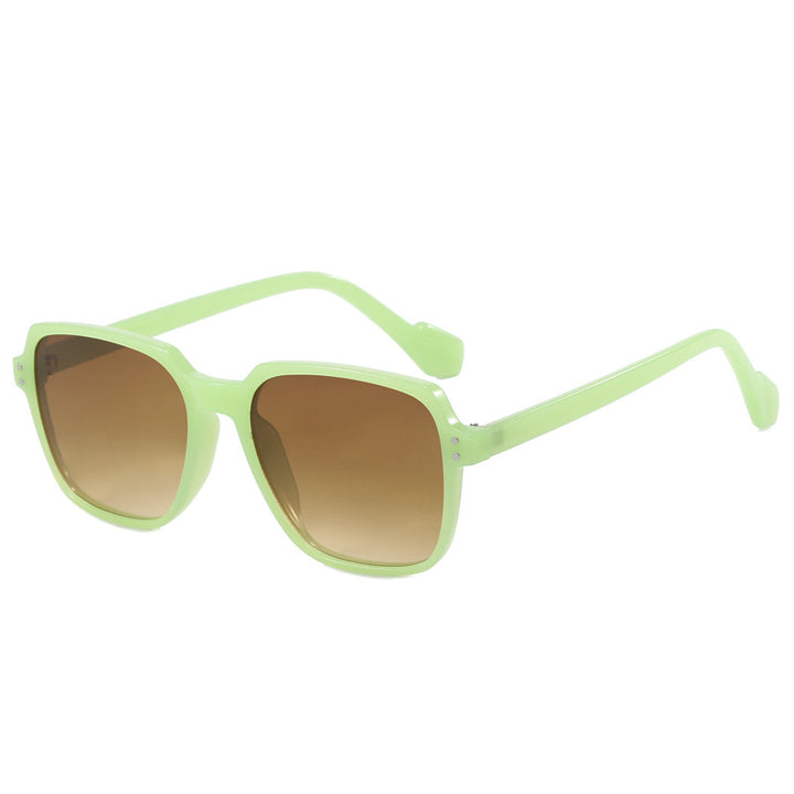 Women's fashionable square sunglasses with yellow lenses Bowlift