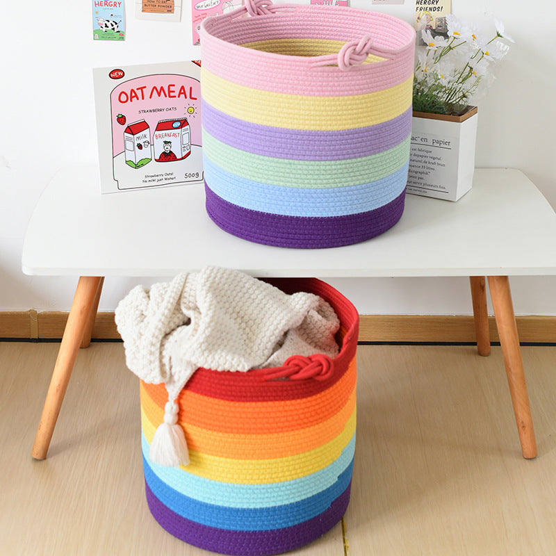 Modern storage basket with handles Bowlift