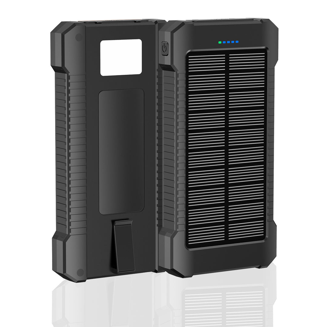 Robust Solar Power Bank with Integrated LED Light Bowlift