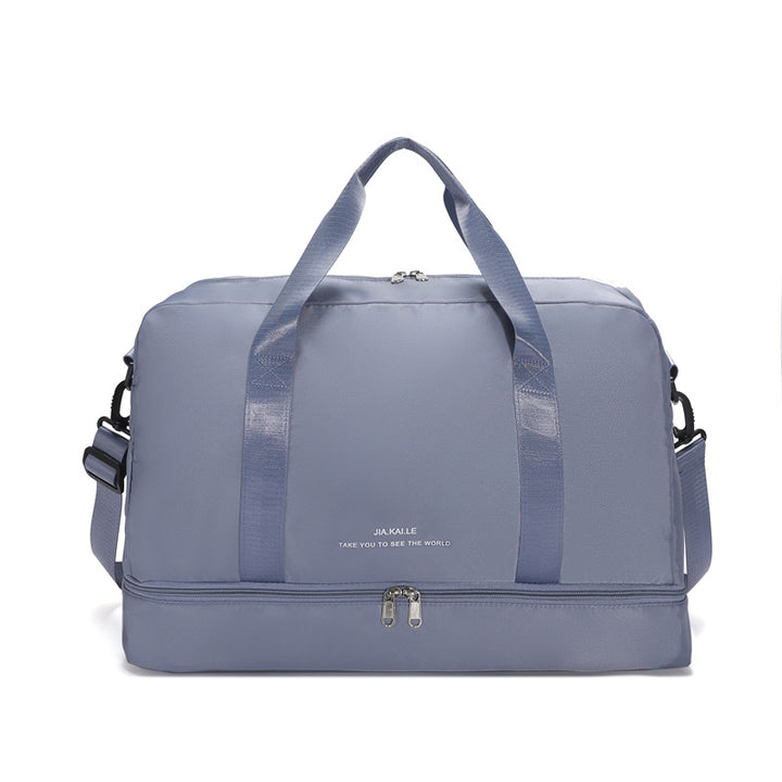 Sporty Travel Bag With Spacious Interior Compartment And Removable Shoulder Strap Bowlift