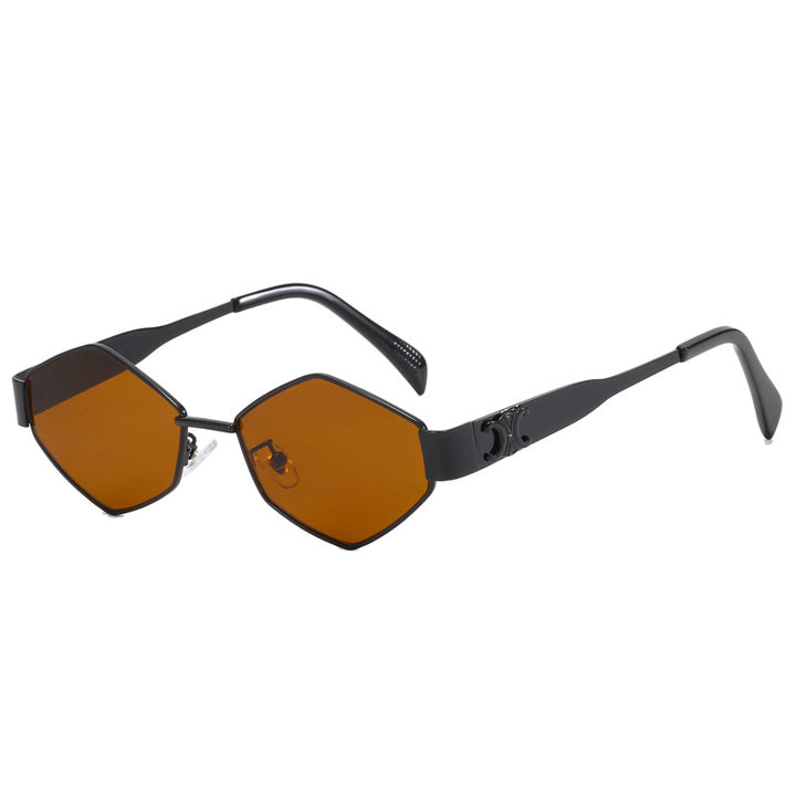 Fashionable sunglasses in hexagonal design Bowlift