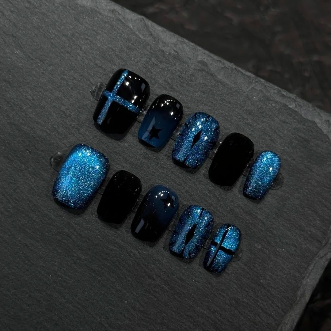 Artistic Press-On Nail Art Design Set Bowlift