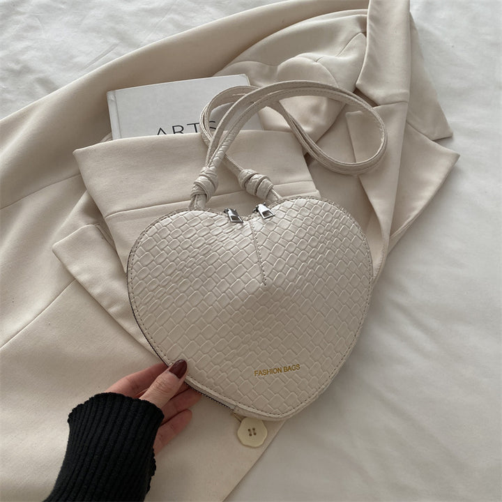 Heart-Shaped Crossbody Handbag Bowlift