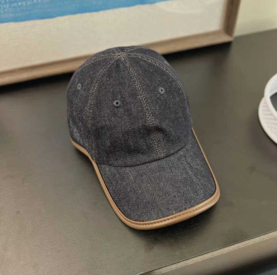 Men's Casual Denim Baseball Cap Bowlift