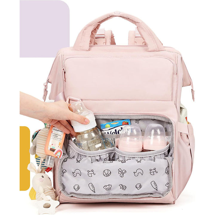 Multifunctional backpack with integrated organizer and ergonomic carrying system Bowlift