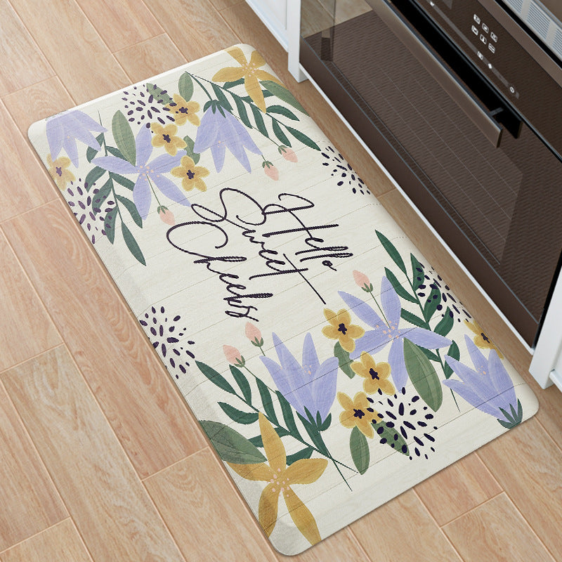 Floral Kitchen Mat Bowlift