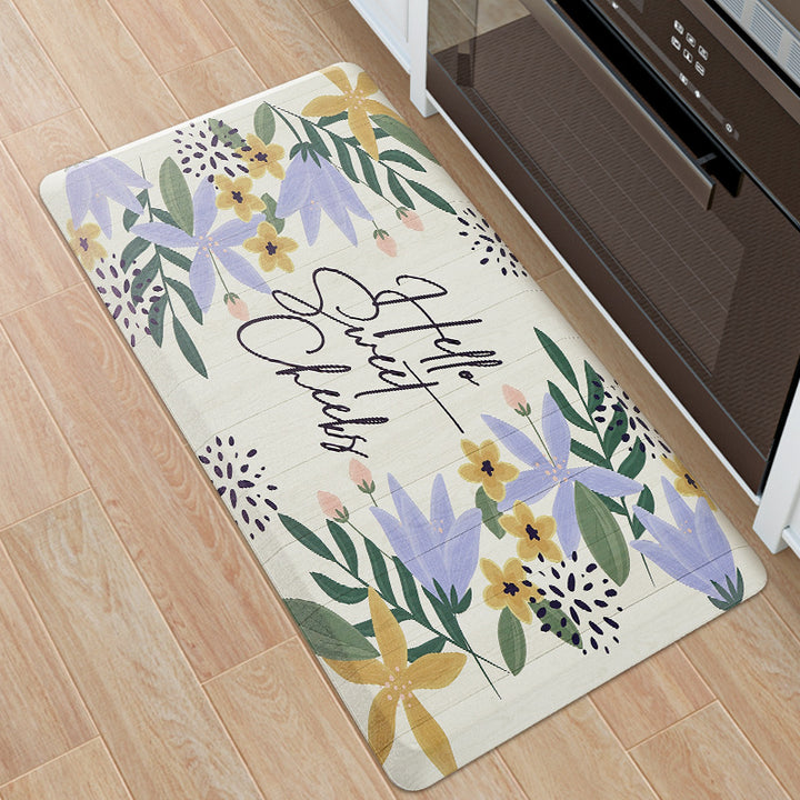 Floral Kitchen Mat Bowlift