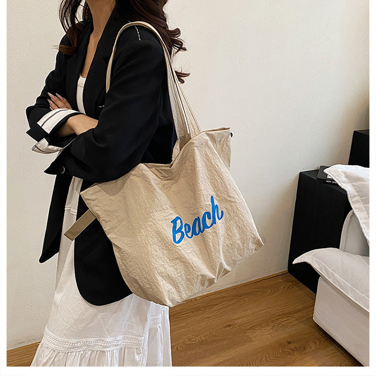 Spacious Canvas Tote Bag Bowlift