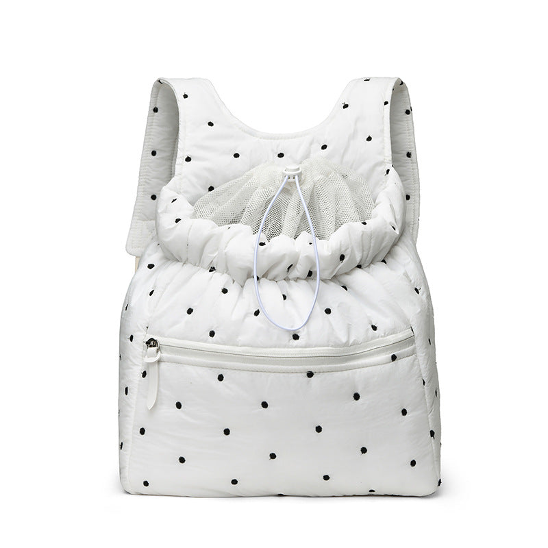 Drawstring Closure Casual Backpack Bowlift