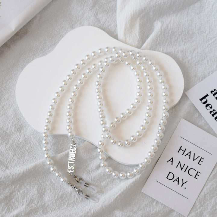 Chic Adjustable Pearl Eyewear Chain Bowlift