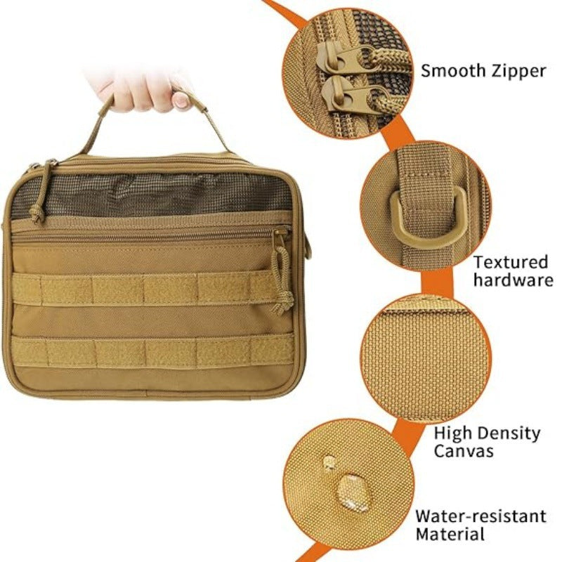 Multifunctional Organizer Bag with Detachable Shoulder Strap Bowlift