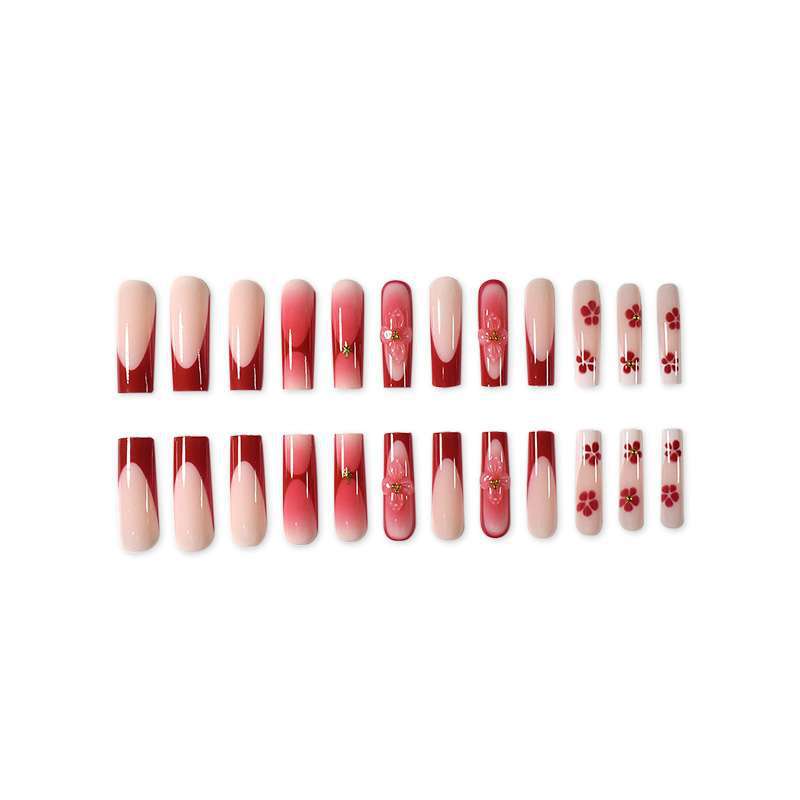 Elegant Floral Nail Art Design Bowlift