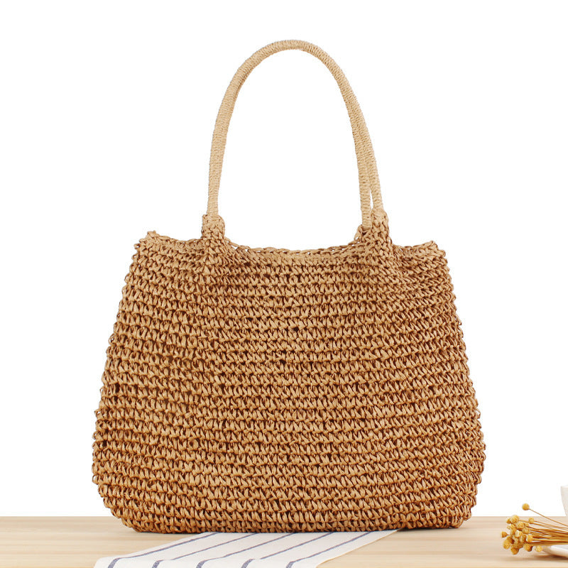 Large, Handcrafted Rattan Shopper Bowlift
