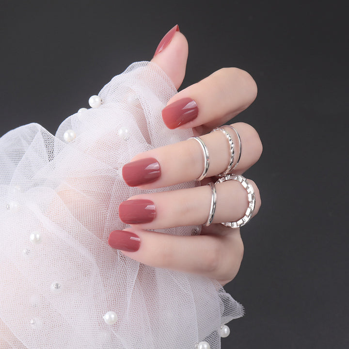Glossy Press-On Nail Set Bowlift 1789086048