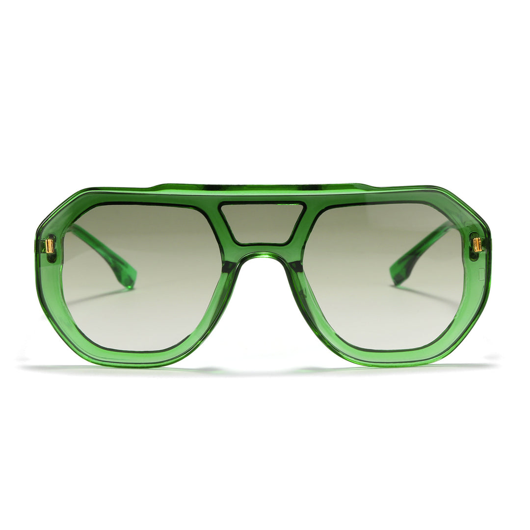 Women oversized geometric sunglasses with elegant frame Bowlift