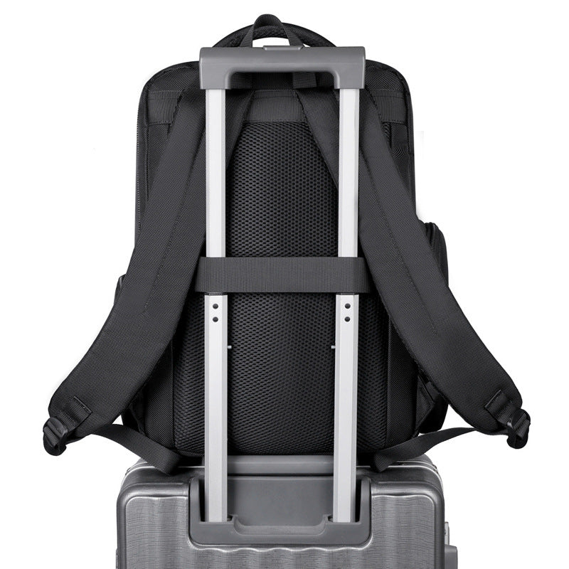 Business Rucksack with Secure Compartments and Durable Material Bowlift