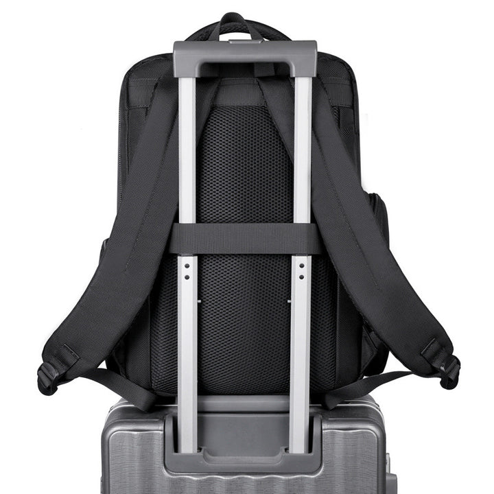 Business Rucksack with Secure Compartments and Durable Material Bowlift